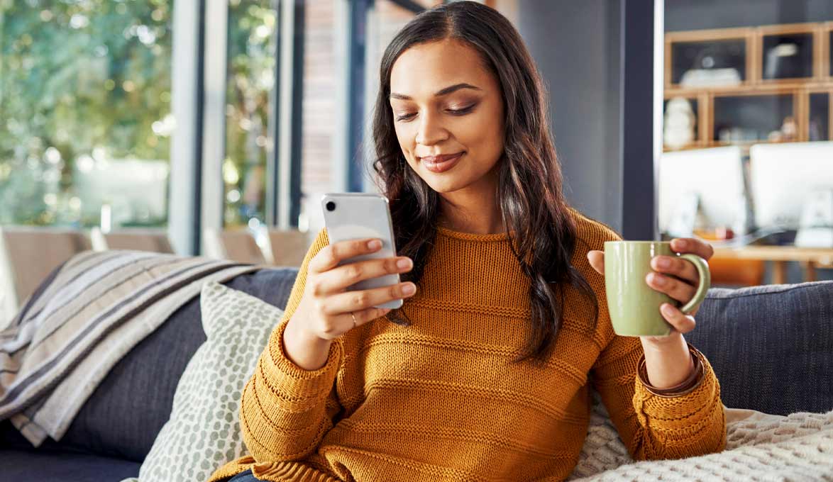 Woman on cell phone